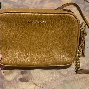 MICHAEL Michael Kors Ginny Leather Crossbody Bag